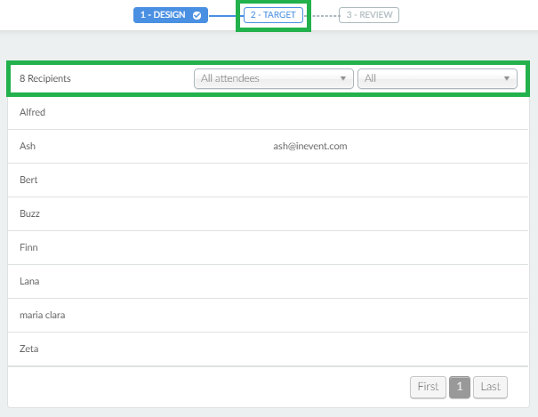 Screenshot target