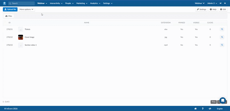 GIF showing how to create a new folder.