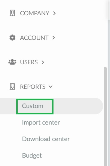 Screenshot custom reports