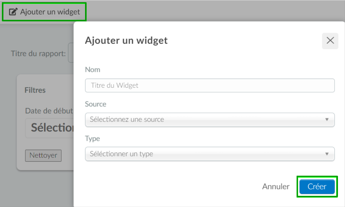 ajouter widget