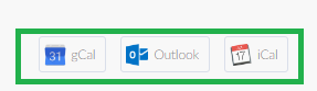 Gcal / Outlook > Ical icons