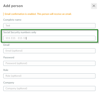 Screenshot of steps People>attendee>+ add person