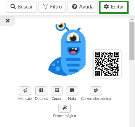 Cambiando las configuración para el usuario