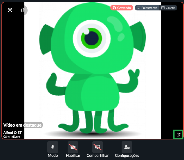 Open clean video feed