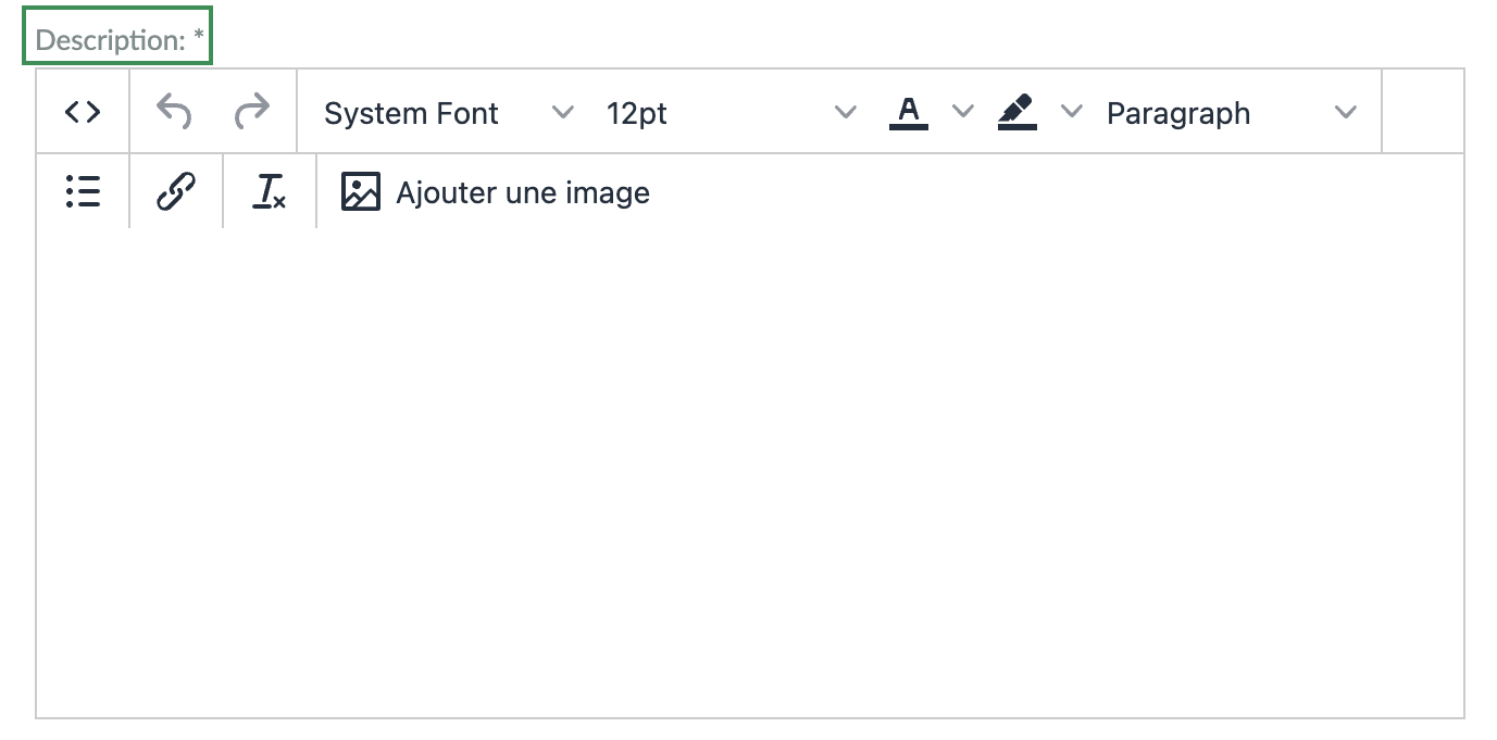 Description du problème technique