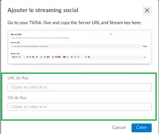  la clé du flux de TikTok