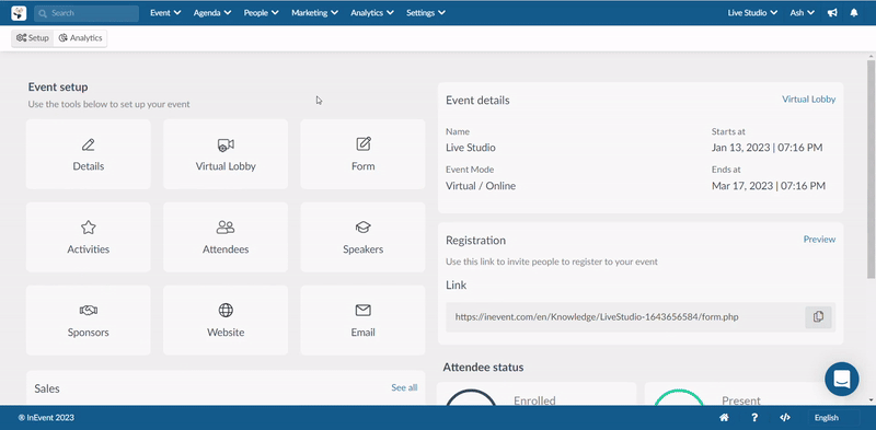 Enabling invite requirement