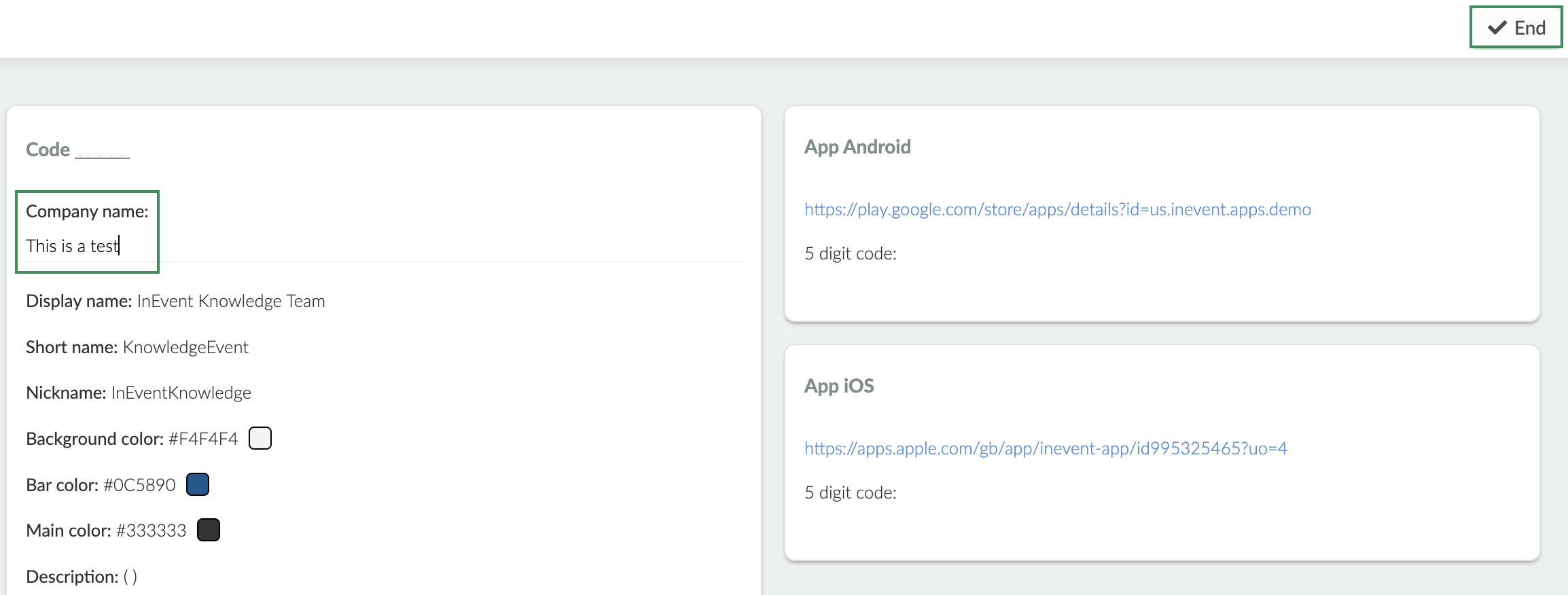 How to edit your company details by clicking on Edit in the upper right