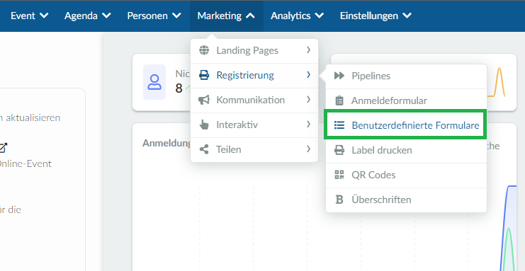 How to access the custom forms