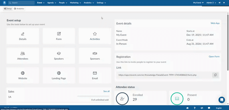 GIF showing how to delete custom form submissions.