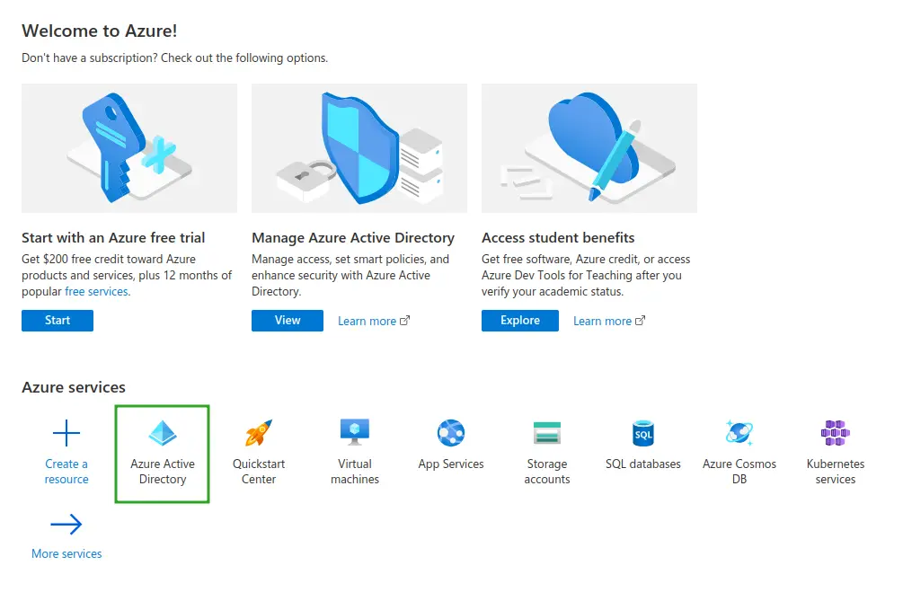 Setting up your app in Azure Active Directory