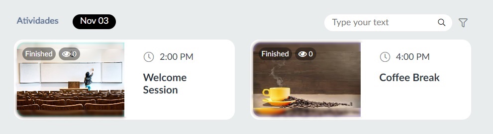 Screenshot of activity layout: medium