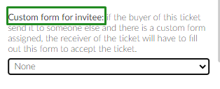 marketing > tickets > select a ticket > edit > custom forms for invitee