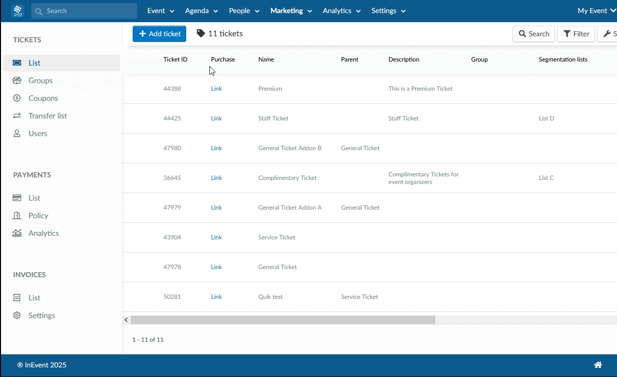 gif showing how to edit a ticket information
