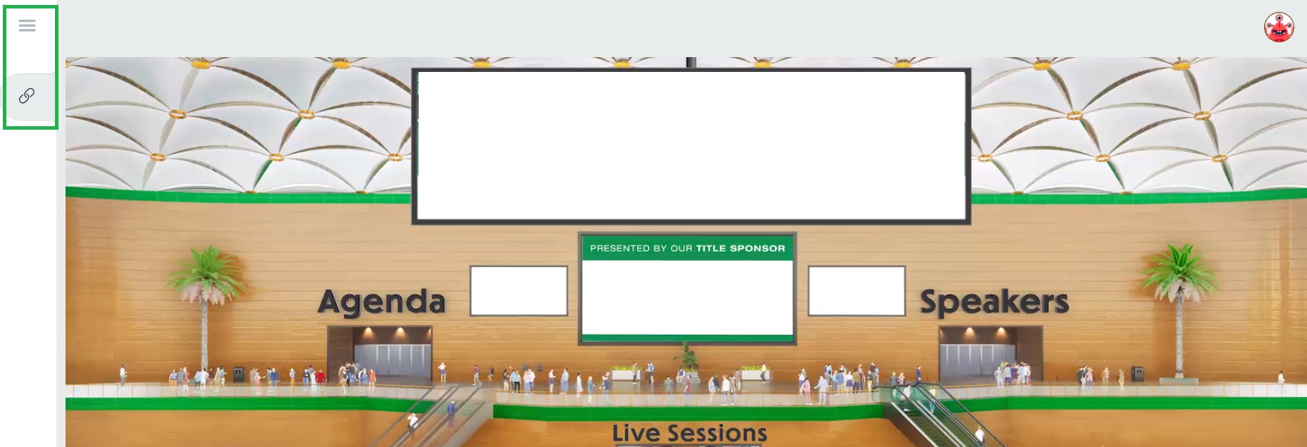 Virtual Lobby menu