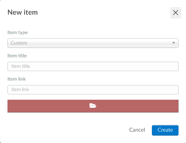 New tab for external page