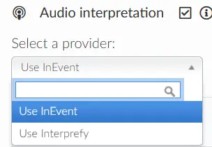 Audio intepretation