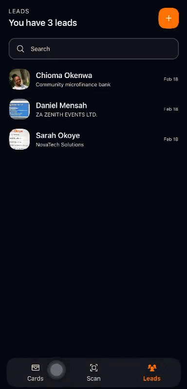 Creating new leads manually