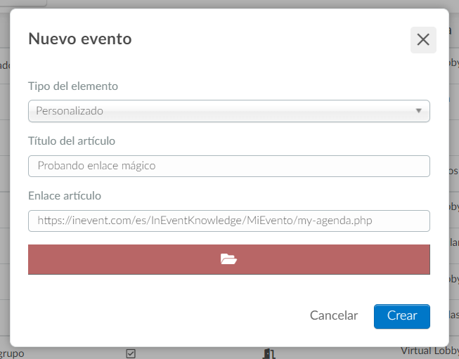 Nuevo elemento