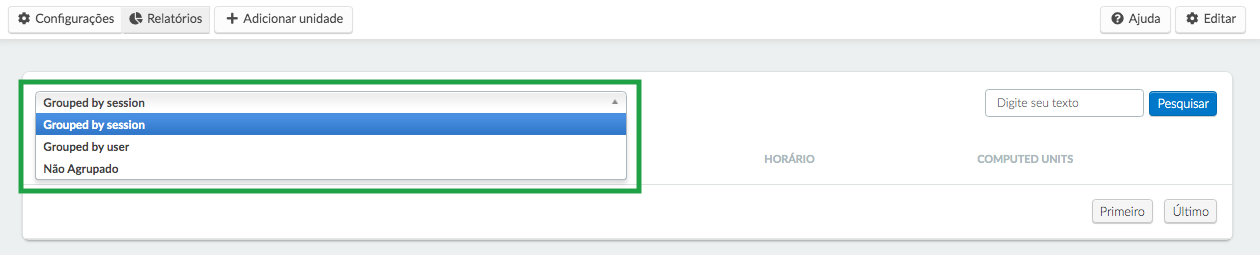 Filtering the reports