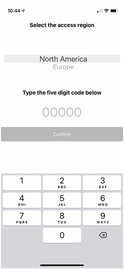 4 digit code for the inevent app