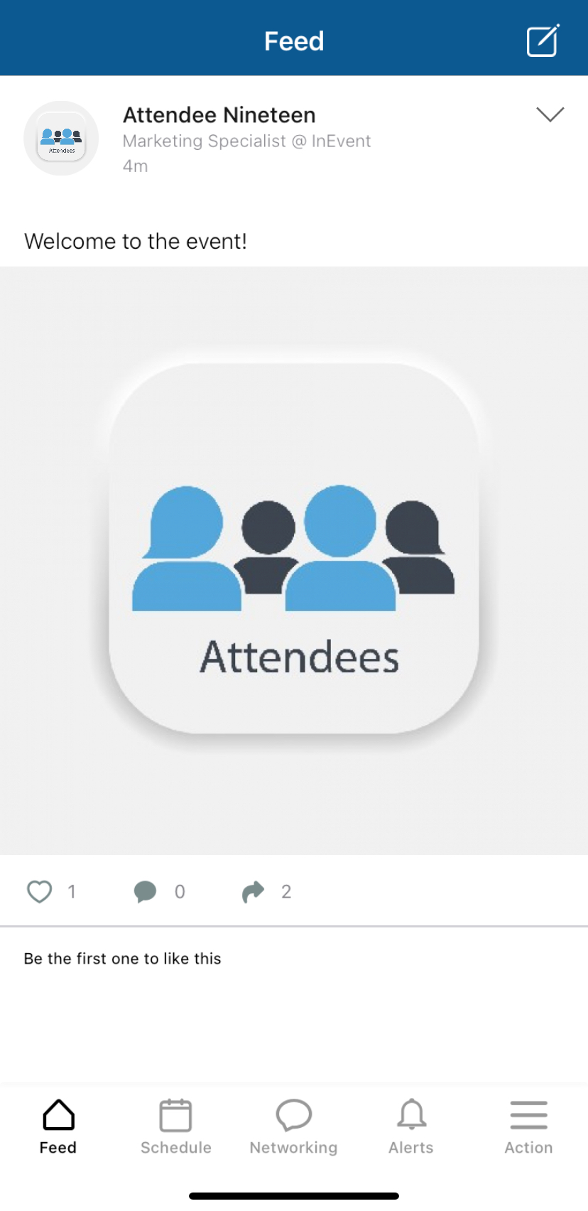 Screenshot of the mobile app interface