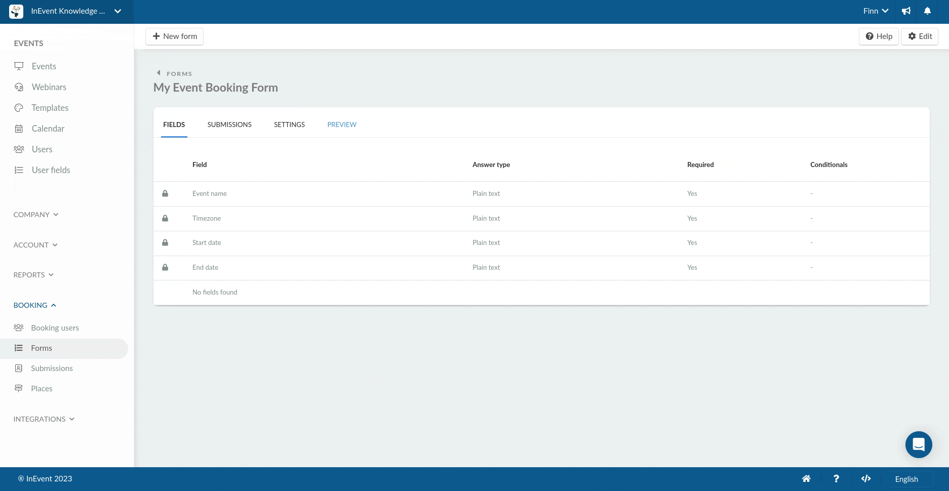 GIF showing how to add a new field to the form