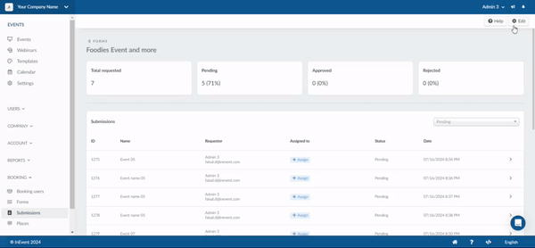 Unarchiving a submission form