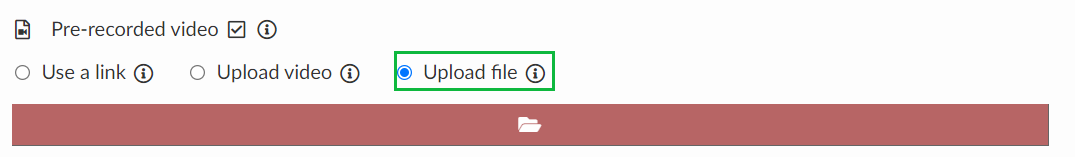 Upload file