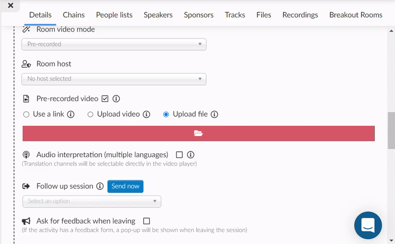 gif showing the file being treated as an embed frame