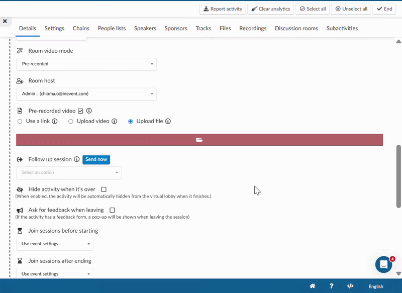 Embed link video