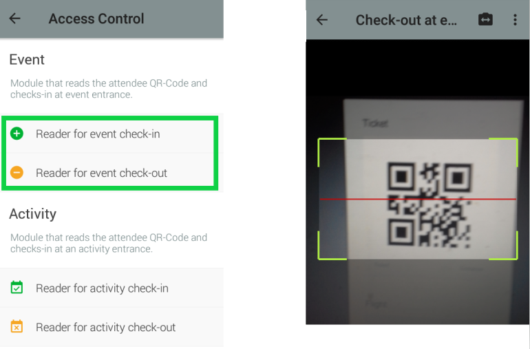 4 options for Access Control.