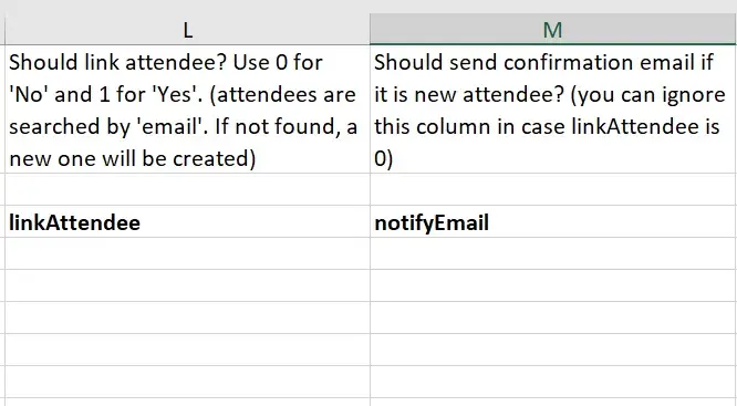 Notify email in spreadsheet