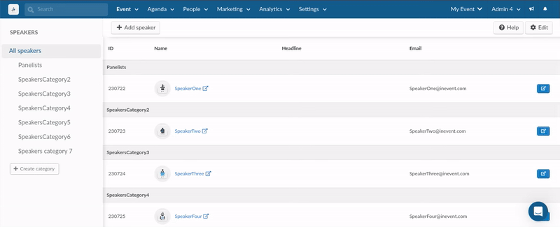 assigning a speaker category