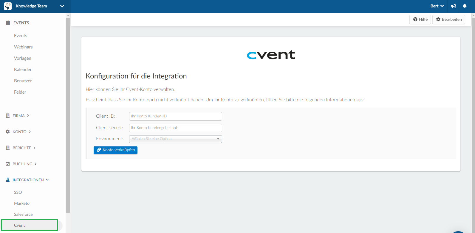 integrating Cvent at the company level