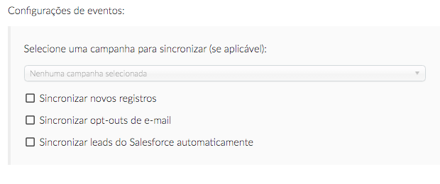 Event configurations - Salesforce