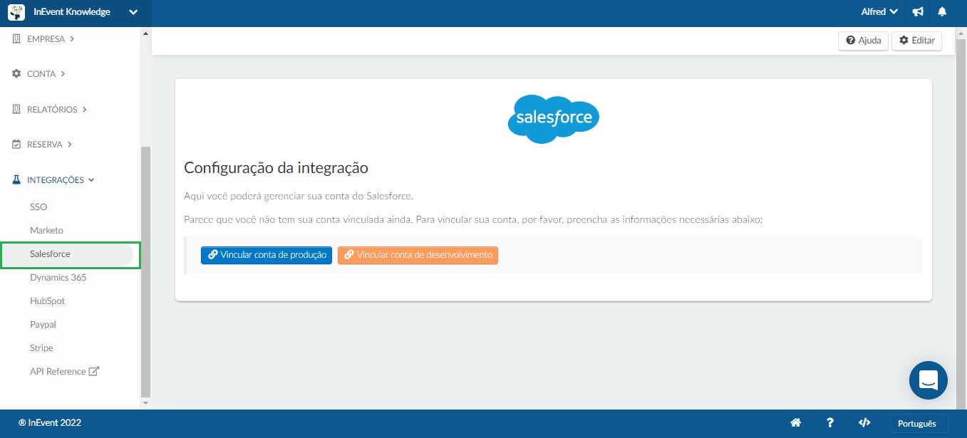 Integrating InEvent com Salesforce