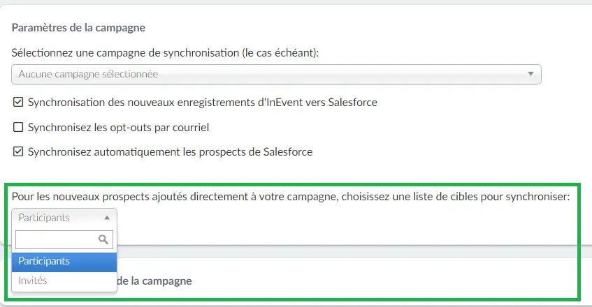 Synchronisez automatiquement les prospects de Salesforce