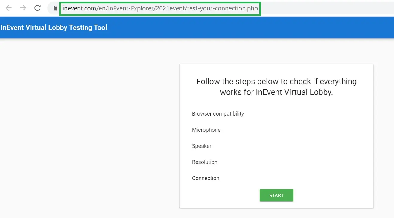 Screenshot of vl testing tool