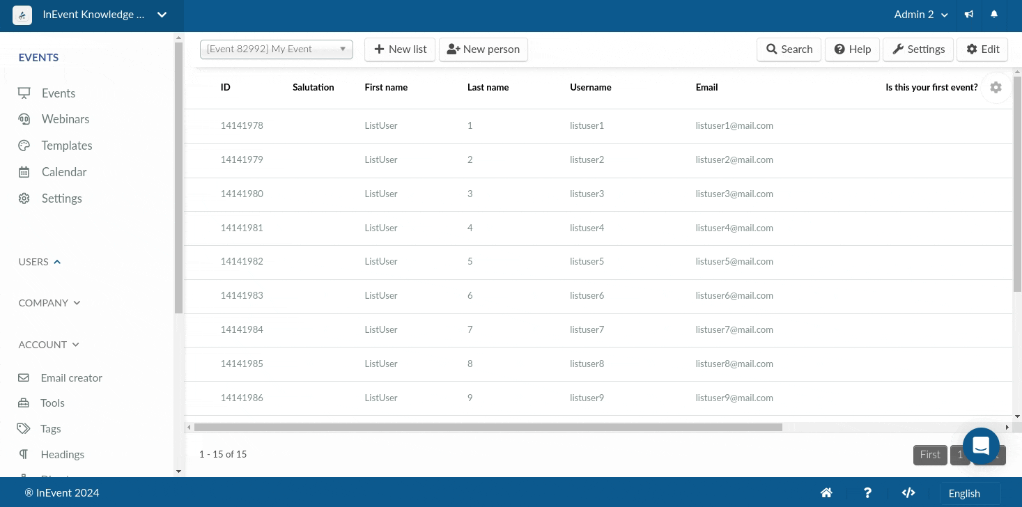 Gif showing how to configure the settings of a list to change to set an expiry time for members within it