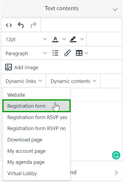 Dynamic links