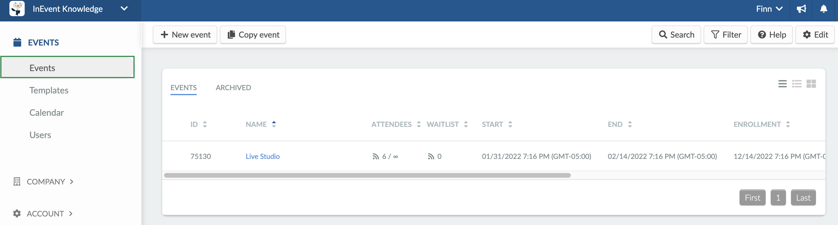 Moving from the Company Level to the Event Level