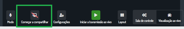Compartilhando a tela dentro da atividade