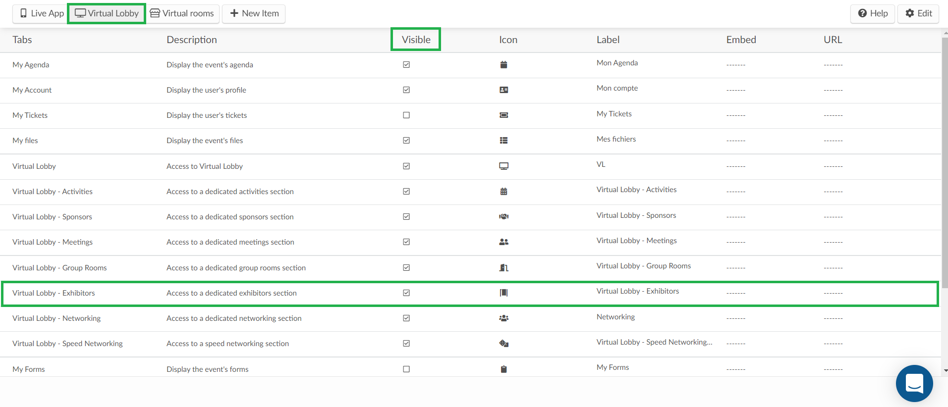 Activate Dedicate page for exhibitors