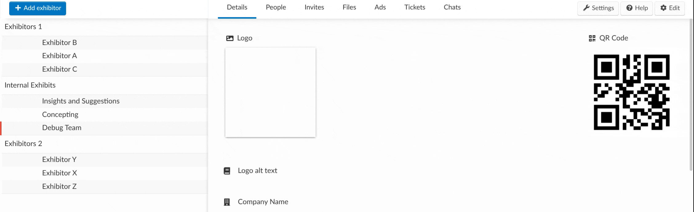 GIF showing the reorder alphabetically function