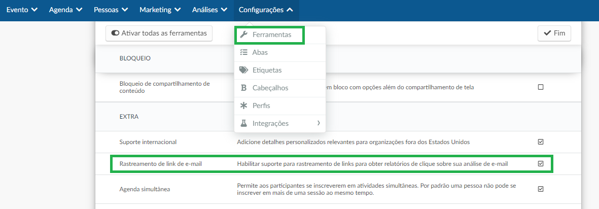 rastrear email ferramenta