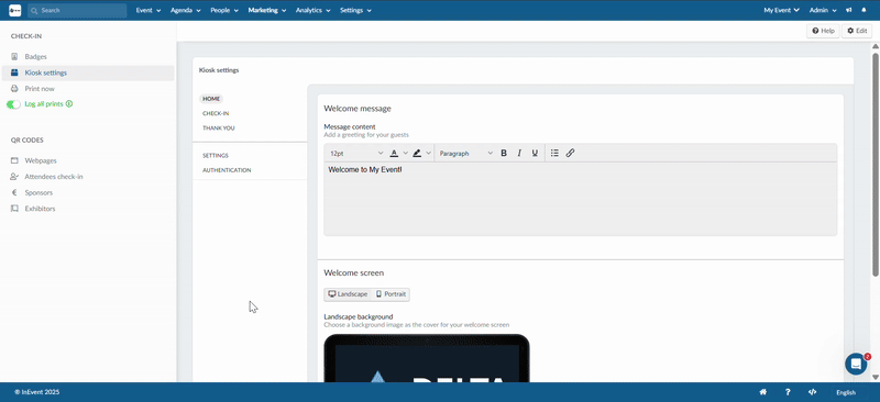 GIF showing the Final section.