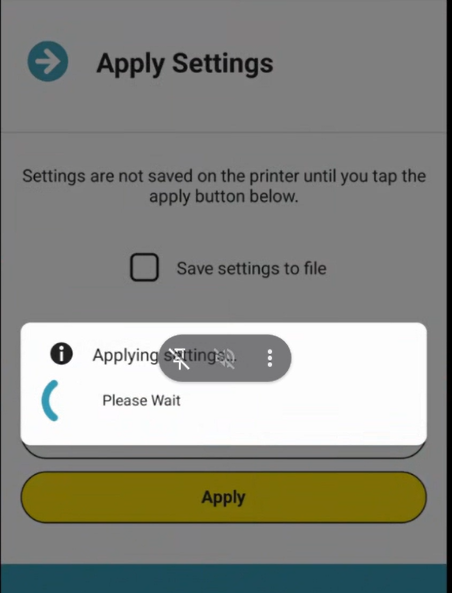 Click on Next and apply settings