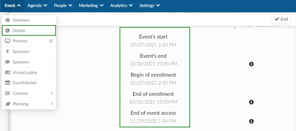 Screenshot showing a spreadsheet import interface