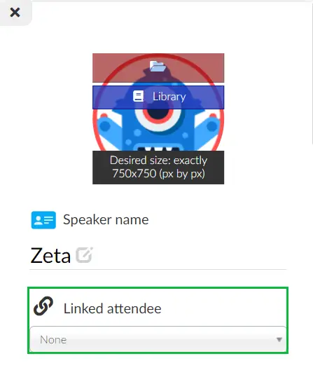 Linked attendee